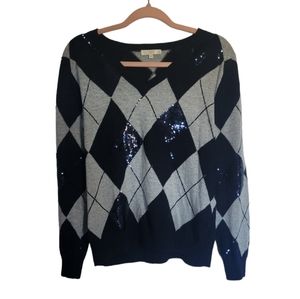 Jeff Argyle Sequin Sweater